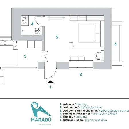 Marabu Private Holiday home Koinira